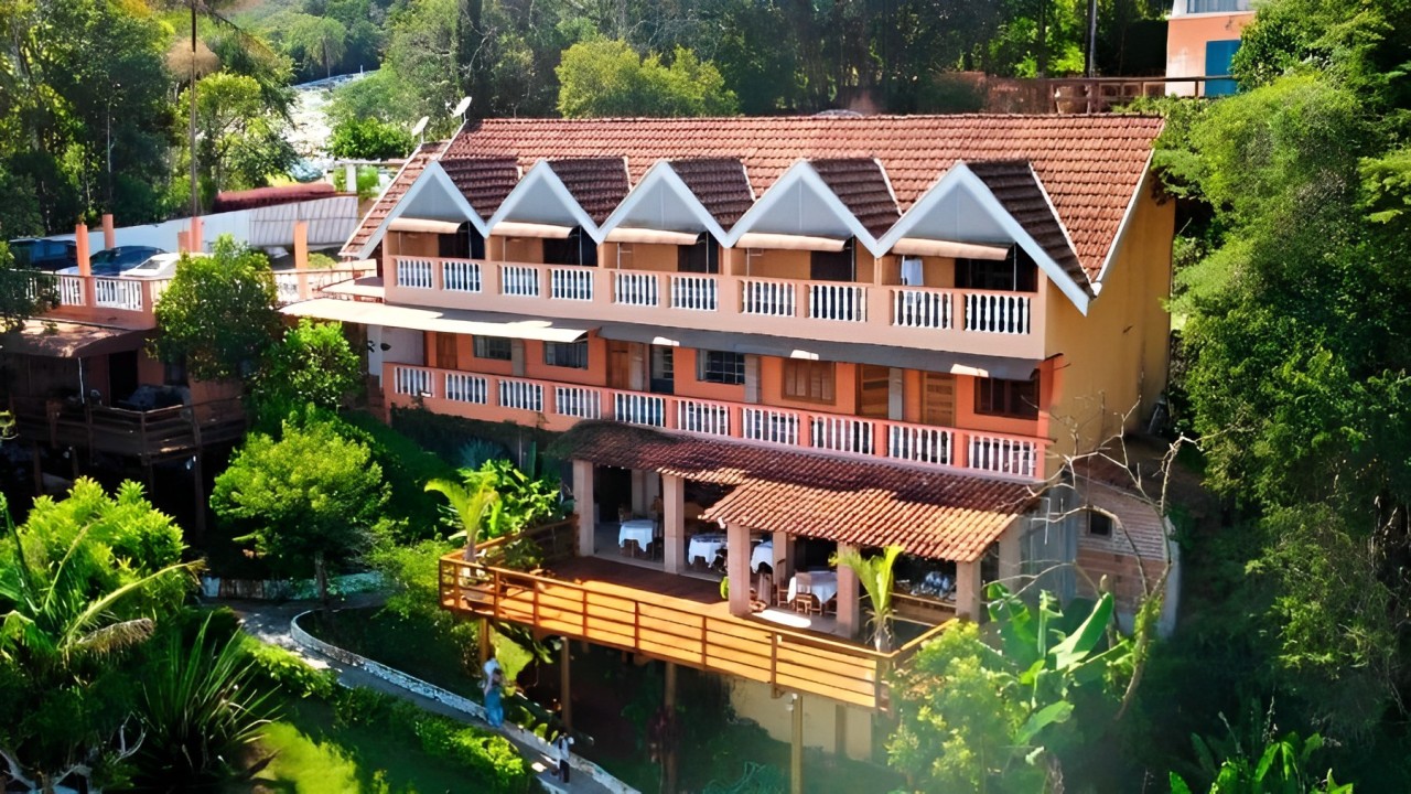 Área externa da Pousada Pinhalense - pet friendly